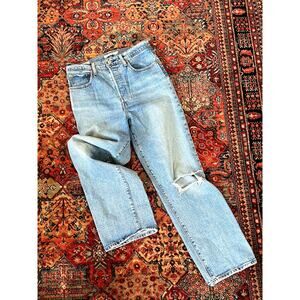 Levi's Ribcage Straight Wide Leg Jeans